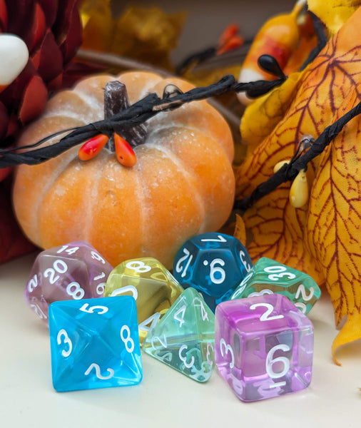 Free Halloween Hard Candy Dice Set