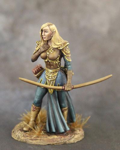 Dark Sword Miniatures Dsm1196 Female Elf Archer 28mm