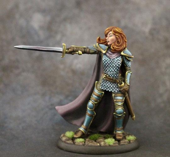 Dark Sword Miniatures Dsm7323 Female Cavalier With Long Sword 28mm Dark Elf Dice