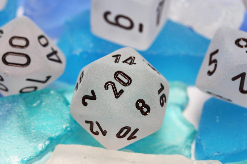 frosted casino dice