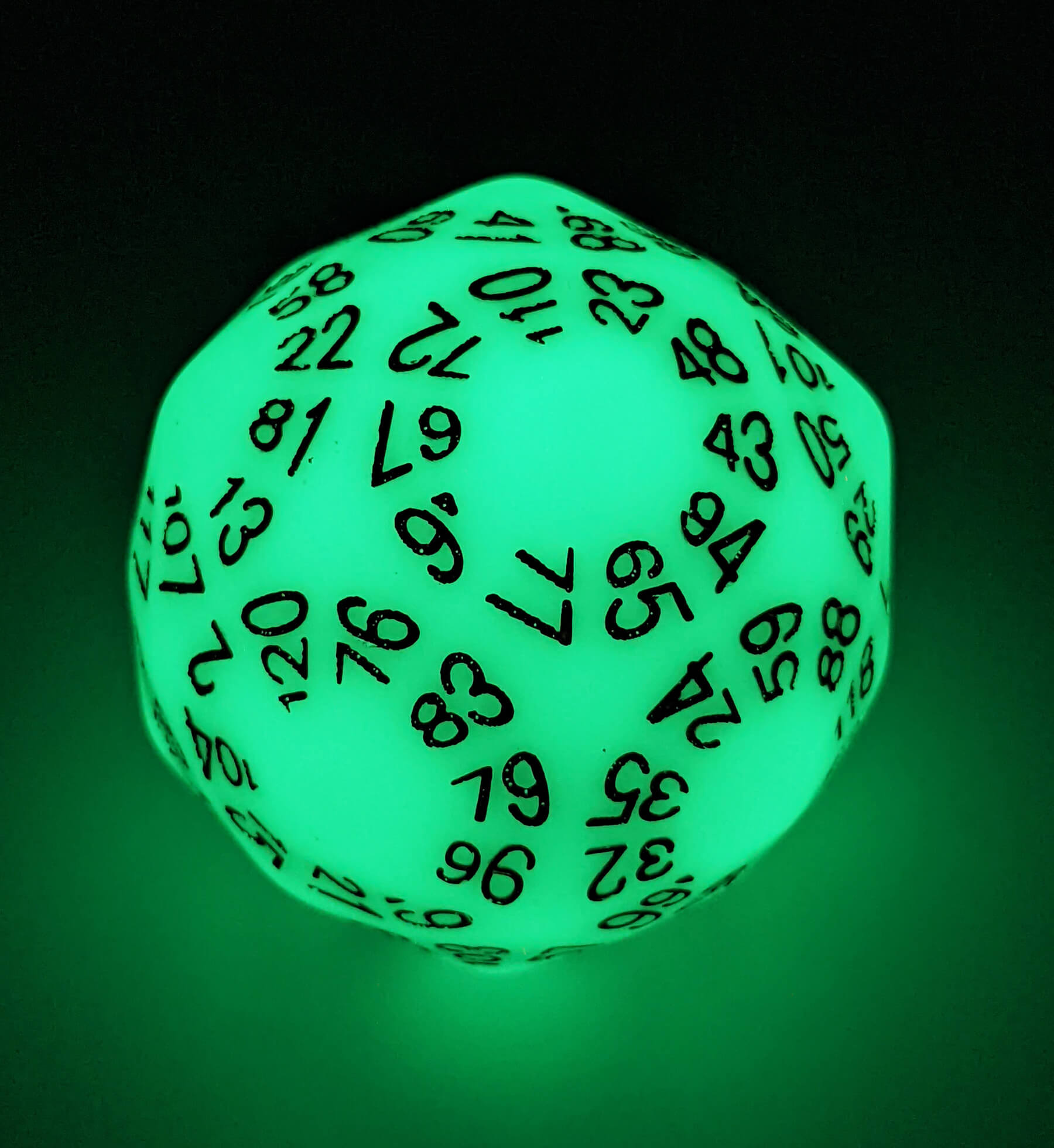 The Dice Lab D120 (GlowInTheDark) Disdyakis Triacontahedron Game