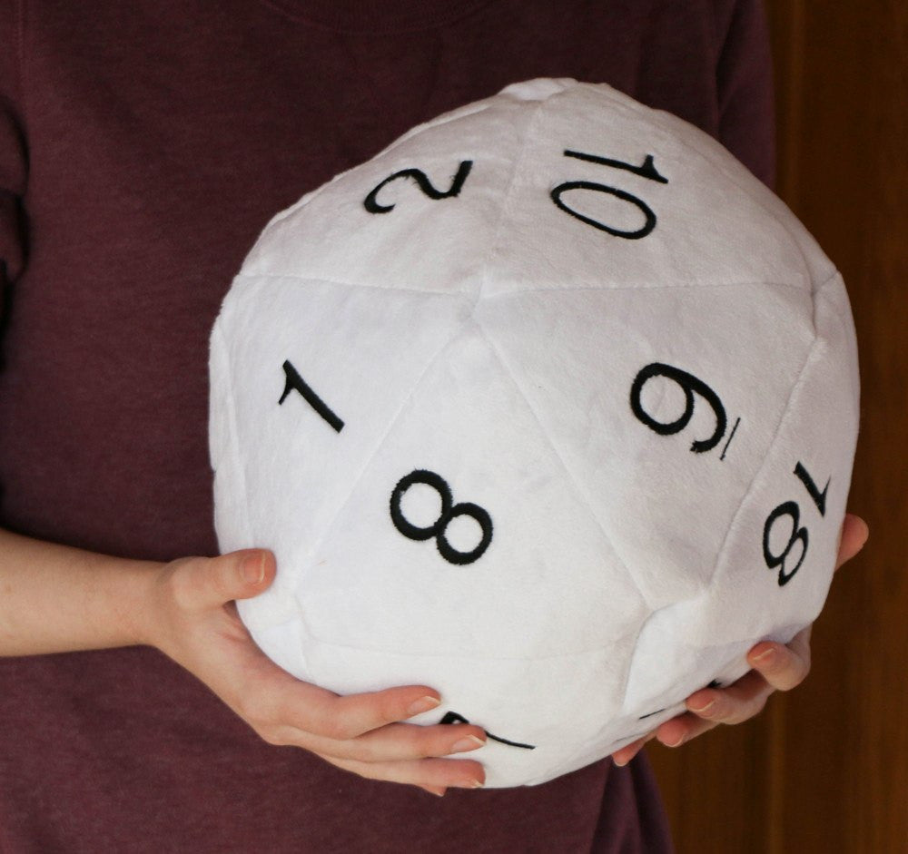 giant d20 plush