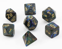 Lustrous Dice (Shadow) RPG Role Playing Game Dice Set – Dark Elf Dice