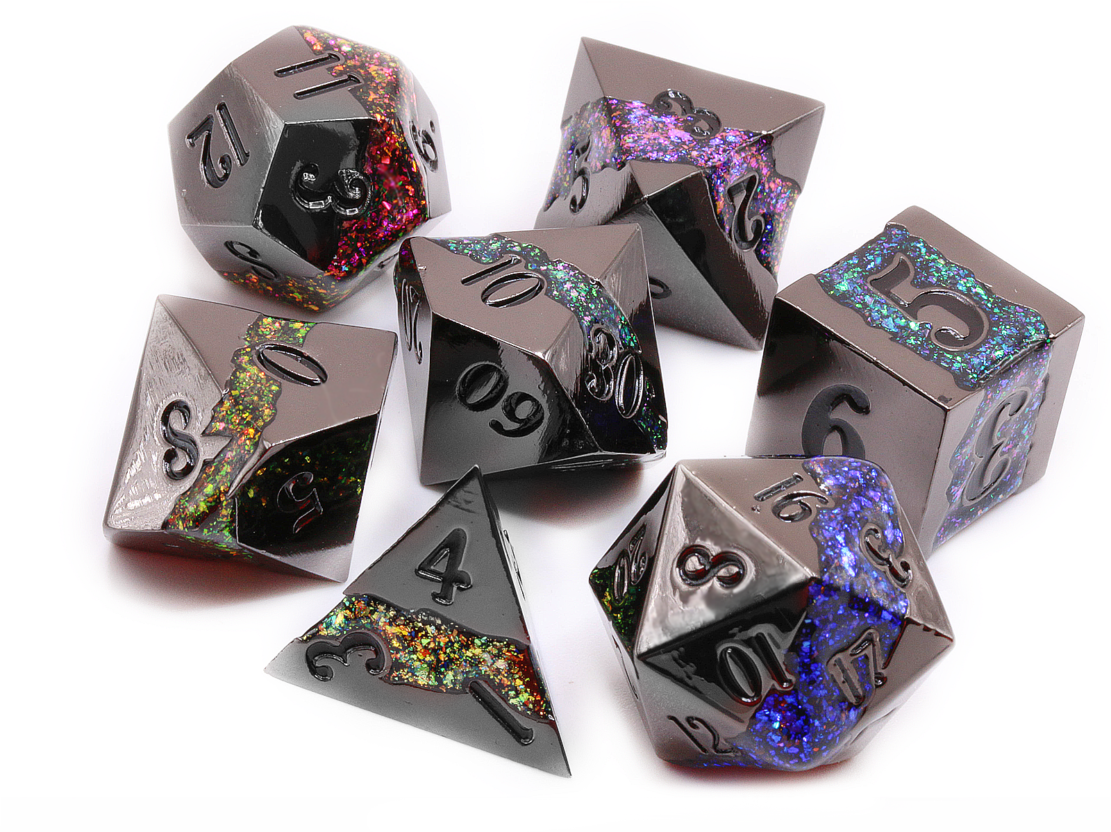 Liquid Core Giant D20 (Pick Your Color)  33mm TTRPG Role Playing Game –  Dark Elf Dice