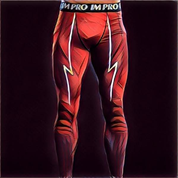 Aquaman Jaws Parody Compression Pants  Superheroes Gears