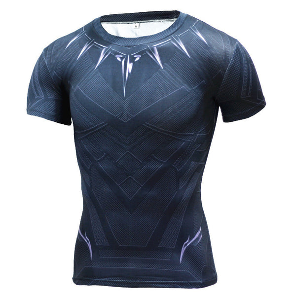 BLACK PANTHER Compression Shirt for Men (Short Sleeve) – I AM SUPERHERO