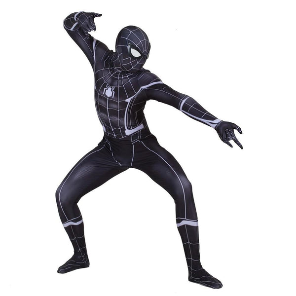 Black SPIDERMAN Cosplay Costume for Men – I AM SUPERHERO