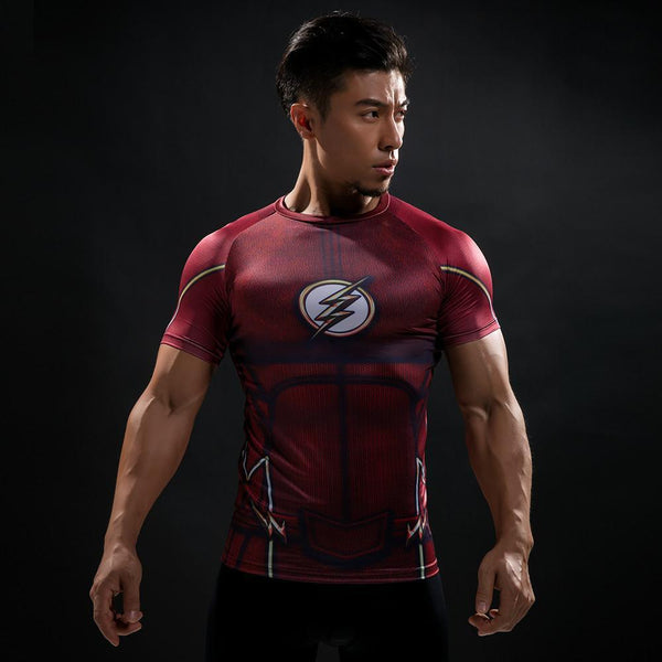 The Flash Compression Shirt for Men – I AM SUPERHERO