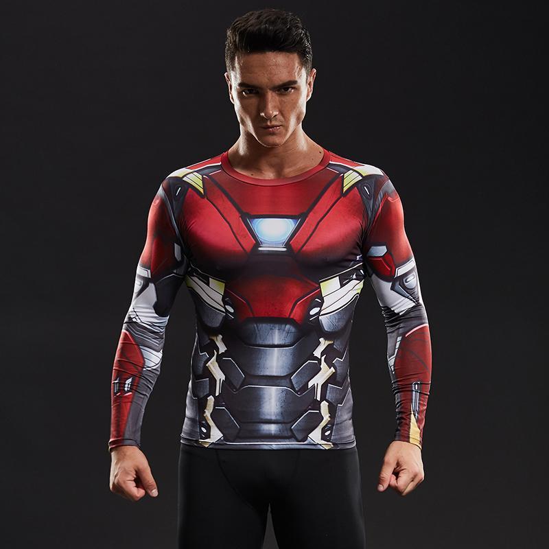 IRON MAN Compression Shirt for Men – ME SUPERHERO