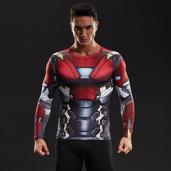 IRON MAN Compression Shirt for Men – I AM SUPERHERO