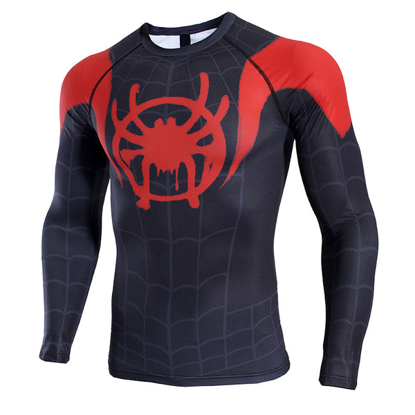 SPIDERMAN Miles Morales Long Sleeve Compression Shirt – I AM SUPERHERO