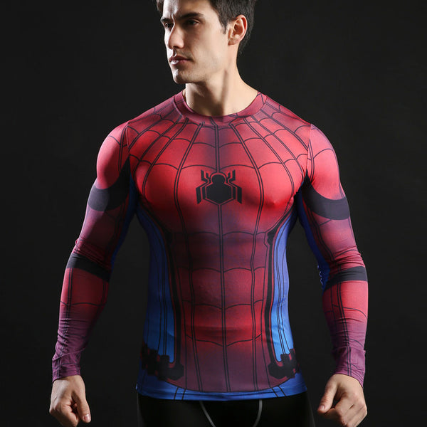 SPIDERMAN Compression Shirt for Men (Long Sleeve) – I AM SUPERHERO