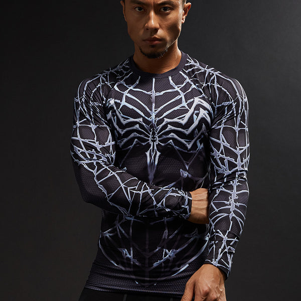 VENOM Long Sleeve Compression Shirt for Men – I AM SUPERHERO