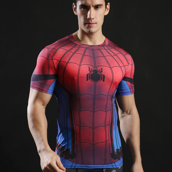 SPIDERMAN Compression Shirt for Men (Short Sleeve) – I AM SUPERHERO
