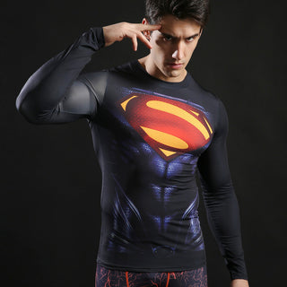 superman dri fit shirt mens