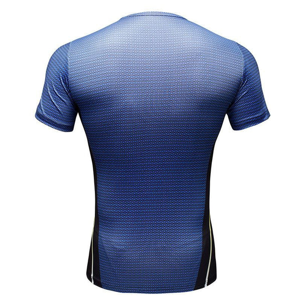 SUPERMAN Blue Compression Shirt for Men (Short Sleeve) – ME SUPERHERO