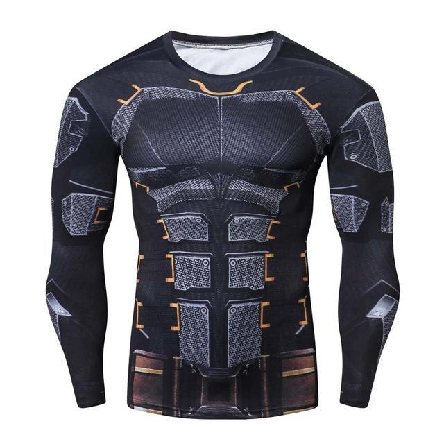 Unique BATMAN Long Sleeve Compression Shirt for Men – ME SUPERHERO