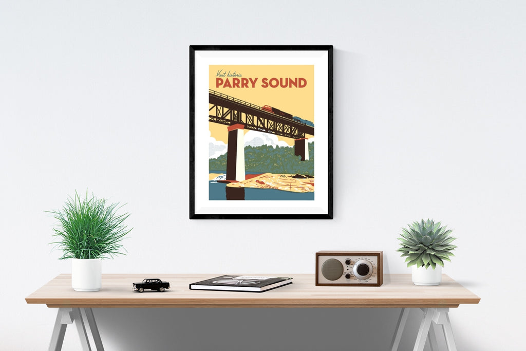 Visit Historic Parry Sound Poster – 18 James Street