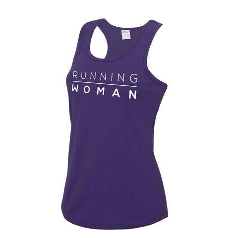 purple running vest