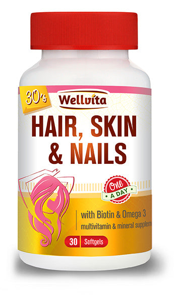 Hair, Skin & Nails Supplement-Buy Online in South Africa - Wellvita