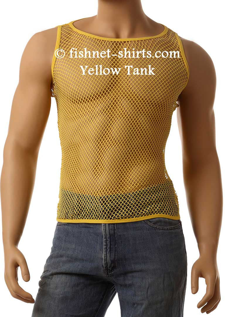 sleeveless fishnet top