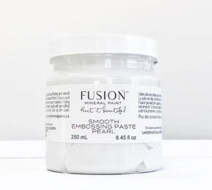 Smooth Embossing Paste by Fusion - Pearl (250ml) - BluebirdMercantile - Embossing Paste