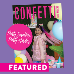 COnfetti fair party magazine August