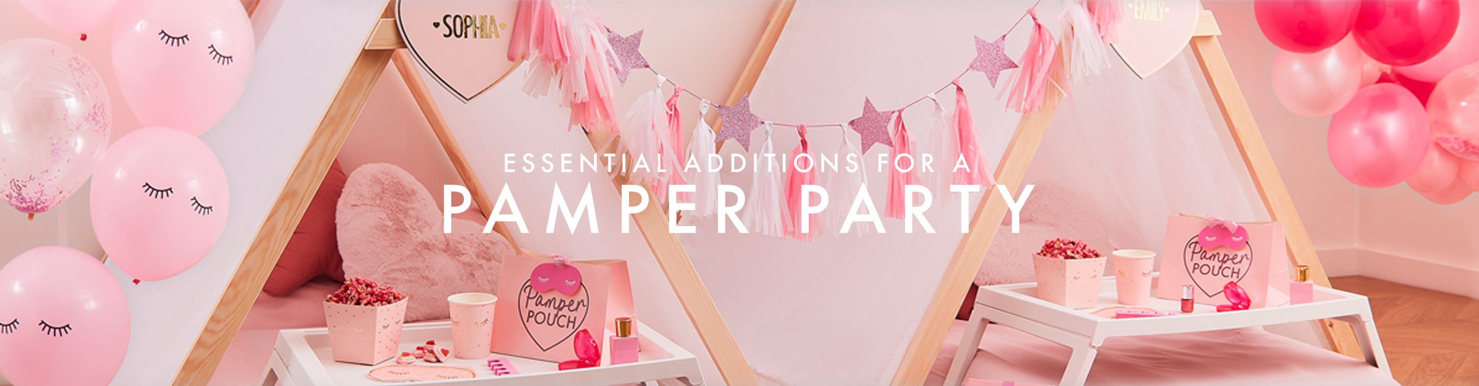 how to set up a pamper party at home