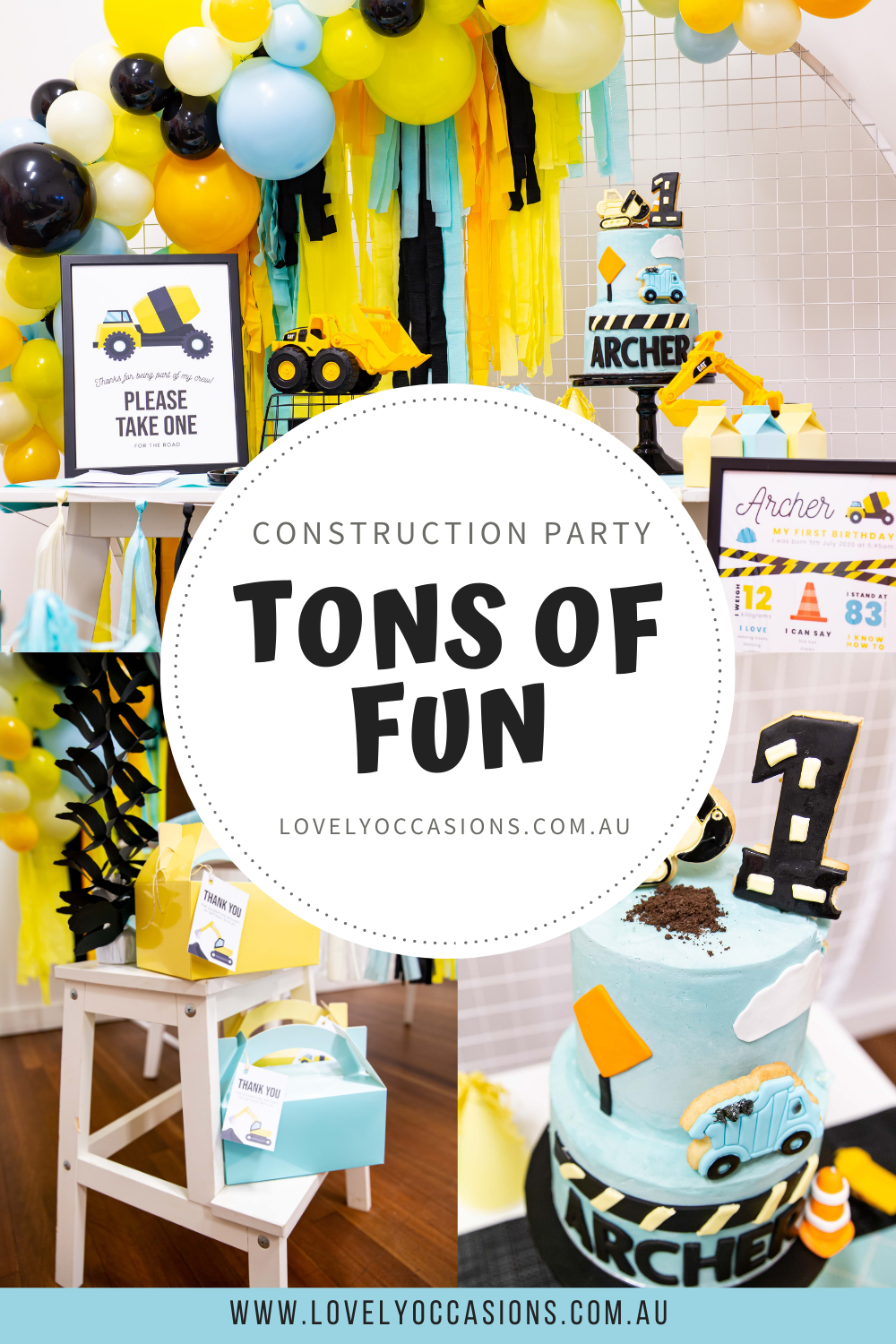 tons of fun construction birthday party australia