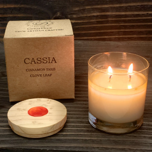 2 Wick Glass Candle Refill