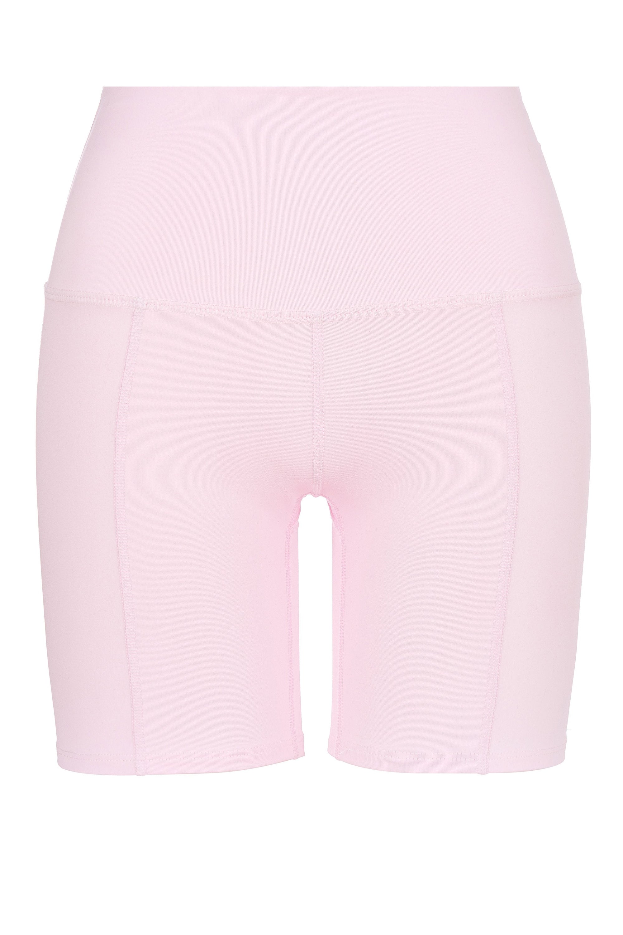 bubblegum pink biker shorts