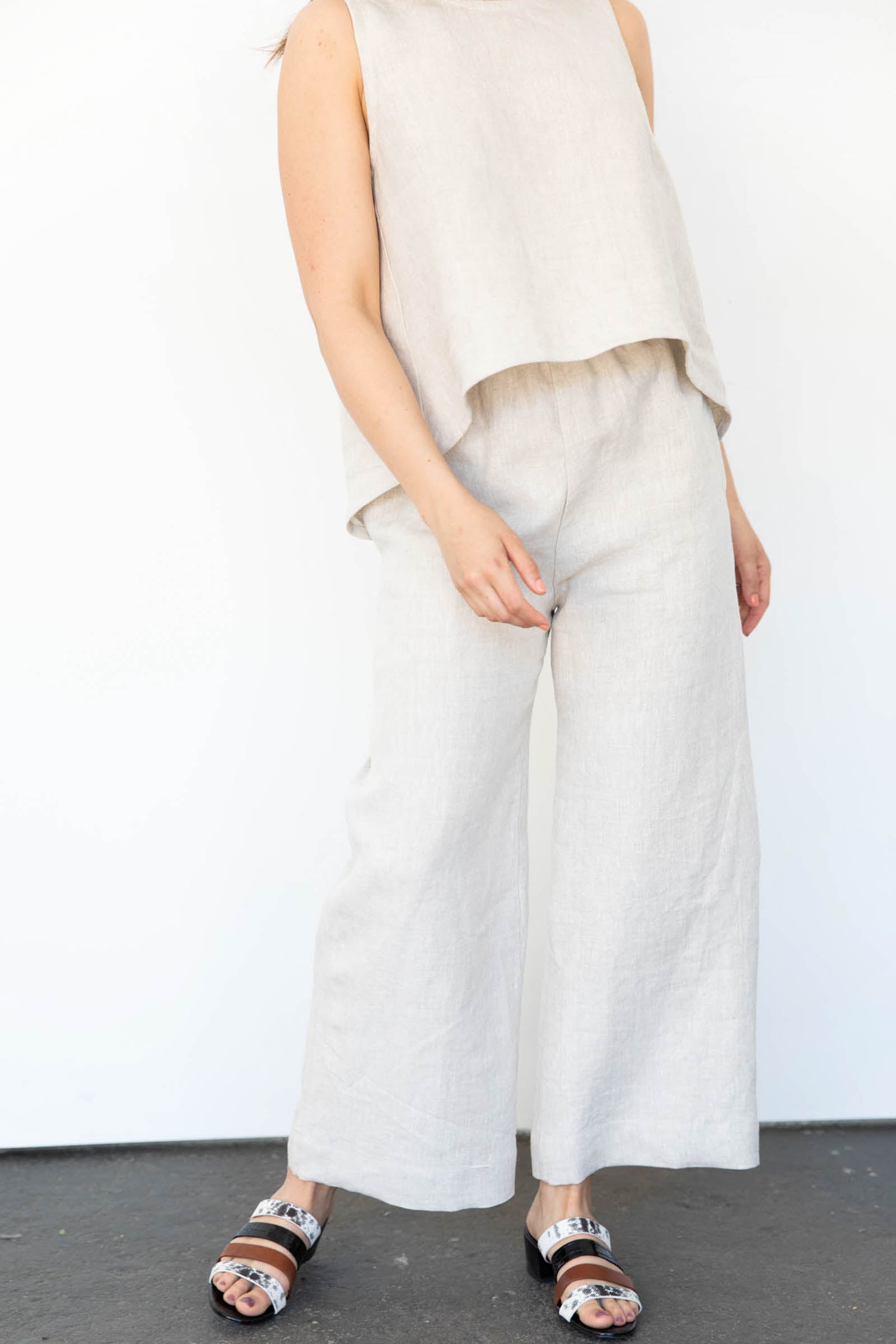 Cove Wide Leg Pants in Linen – Only Child