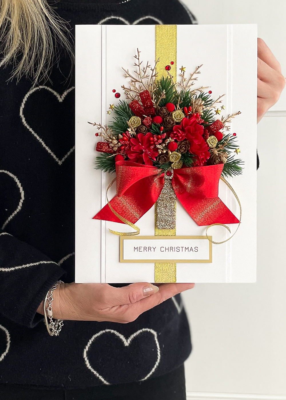 Luxury Handmade Christmas Cards | Unique and Personalised | Lotus Art