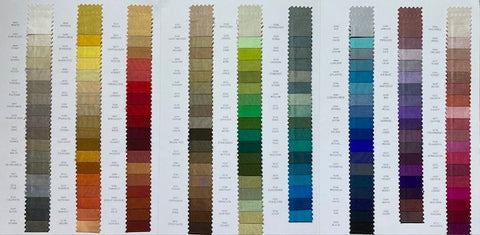 Silk Colour Chart