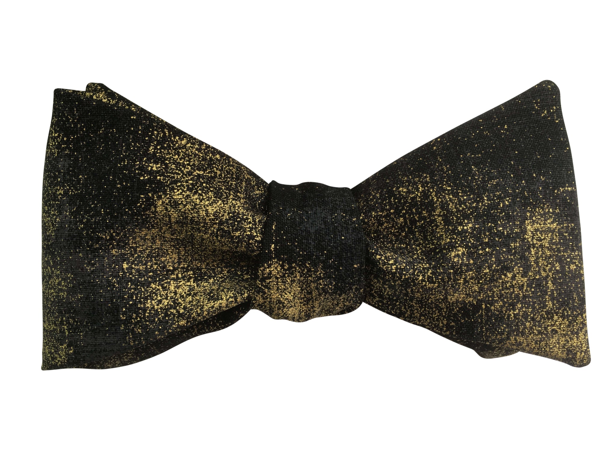 Black and Gold Bow Tie - Blue Eyes Bow Ties