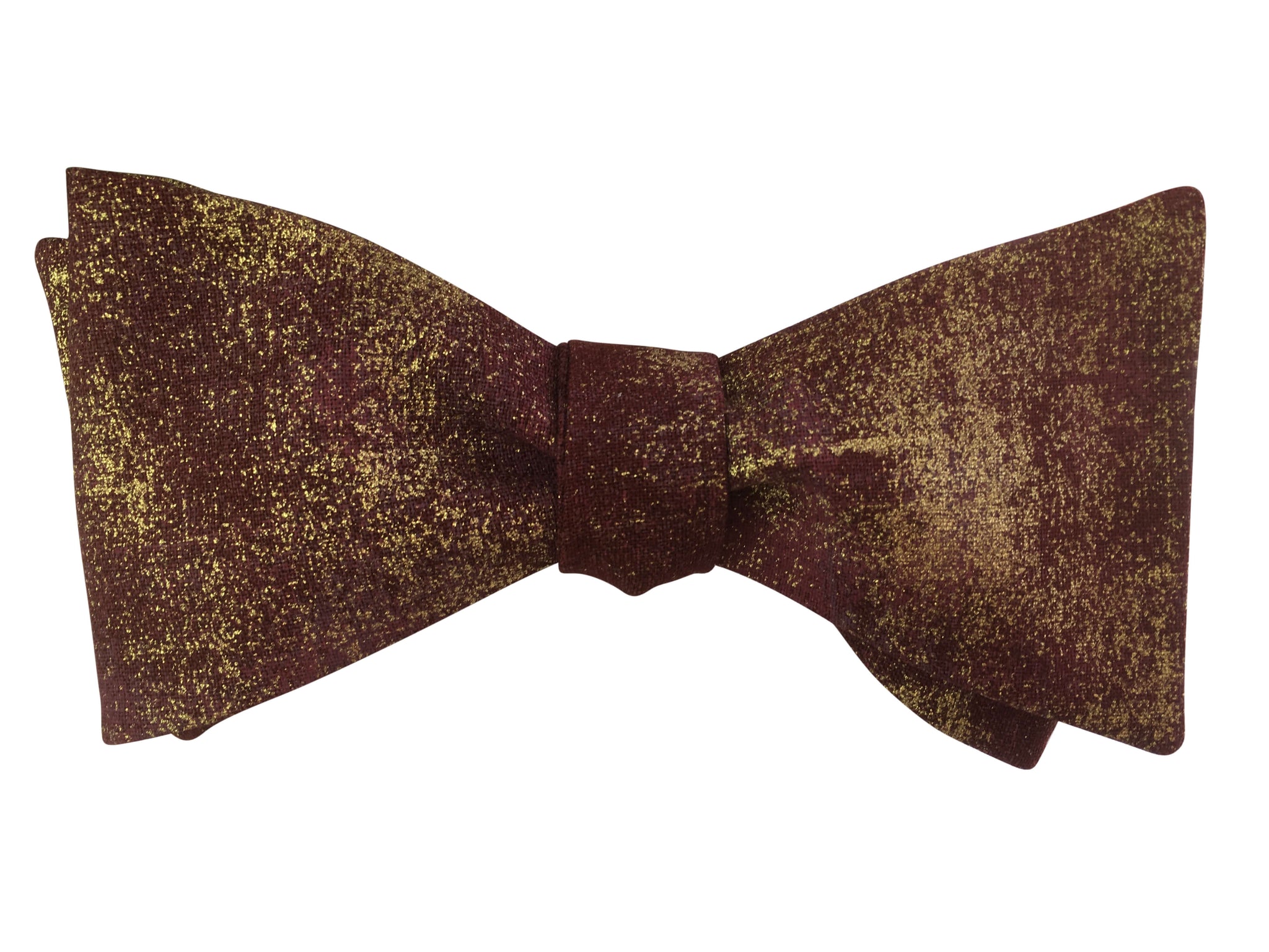 maroon and gold bow tie