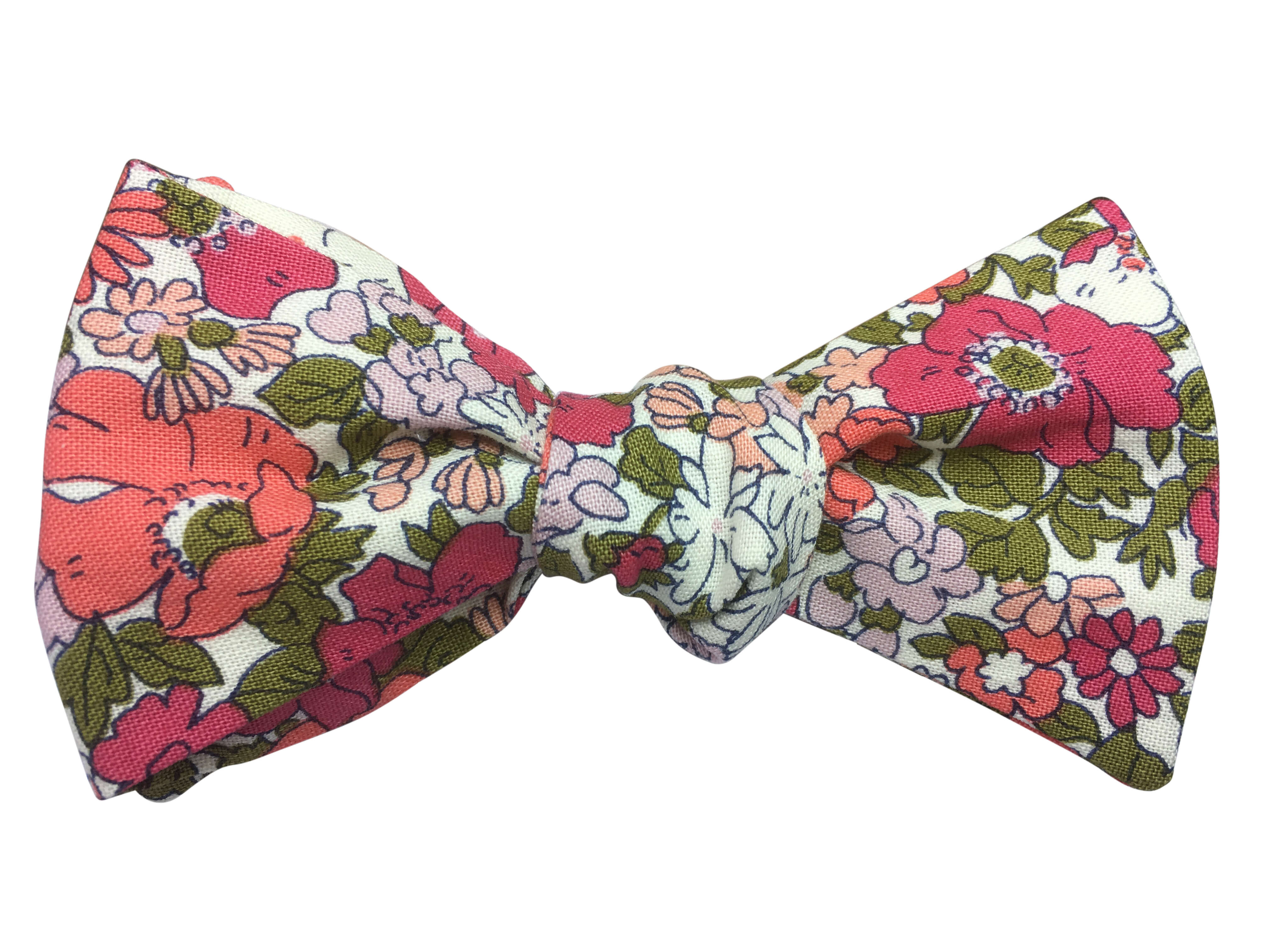 pink and green bow tie