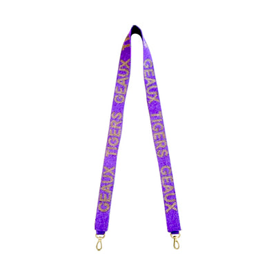 Our Beaded Purse Strap - Purple/Gold Geaux Tru Colors Gameday are  functional modern, fashionable, and affordable price