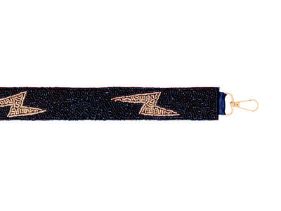 Black and Gold Star Beaded Purse Strap – Dawson & Daisy Boutique