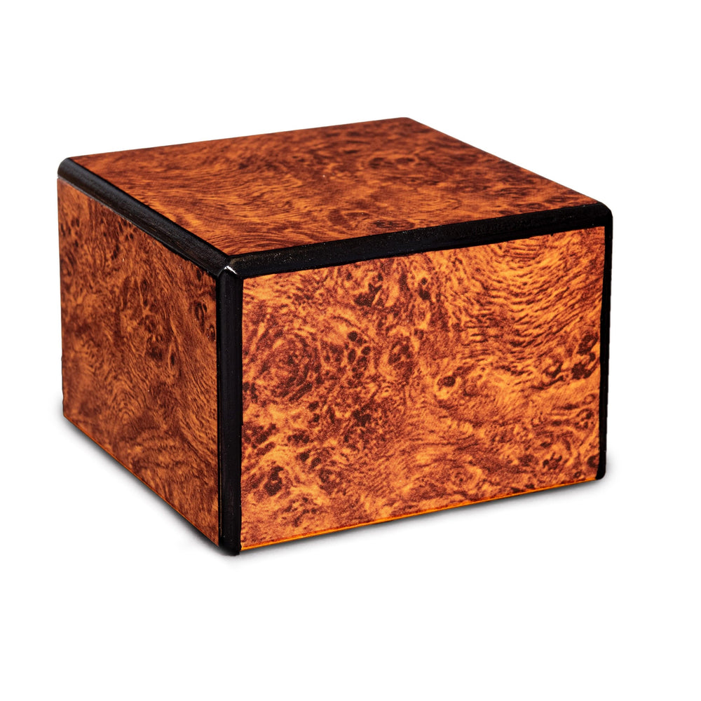 Society Collection-Large Adult Cremation Urn-Burl Wood Finish
