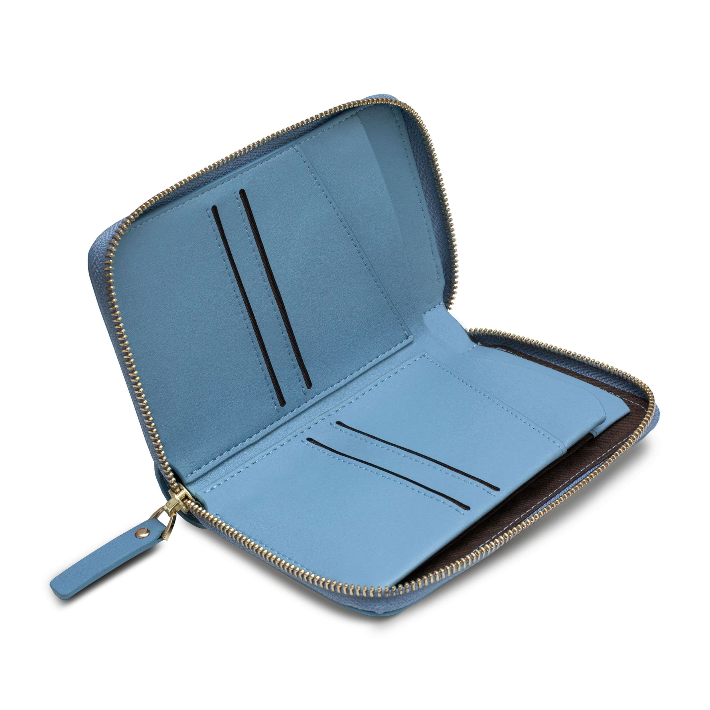 Sky blue passport leather wallet - Cameron – X NIHILO