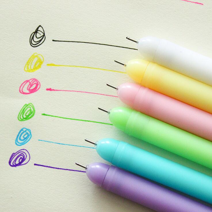 rainbow ink gel pens