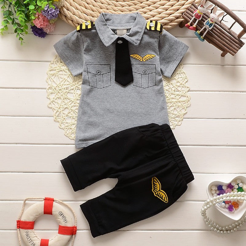 baby boy pilot outfit