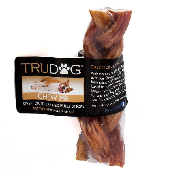 Chew Me - Oven Dried Braided Bully Stick (small)