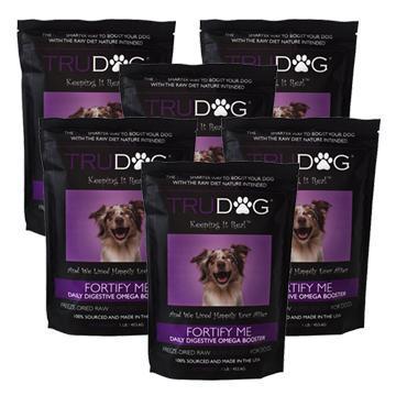 Fortify Me Freeze Dried Raw Food Topper For Dogs- 1 Lb. 6 Pack $23