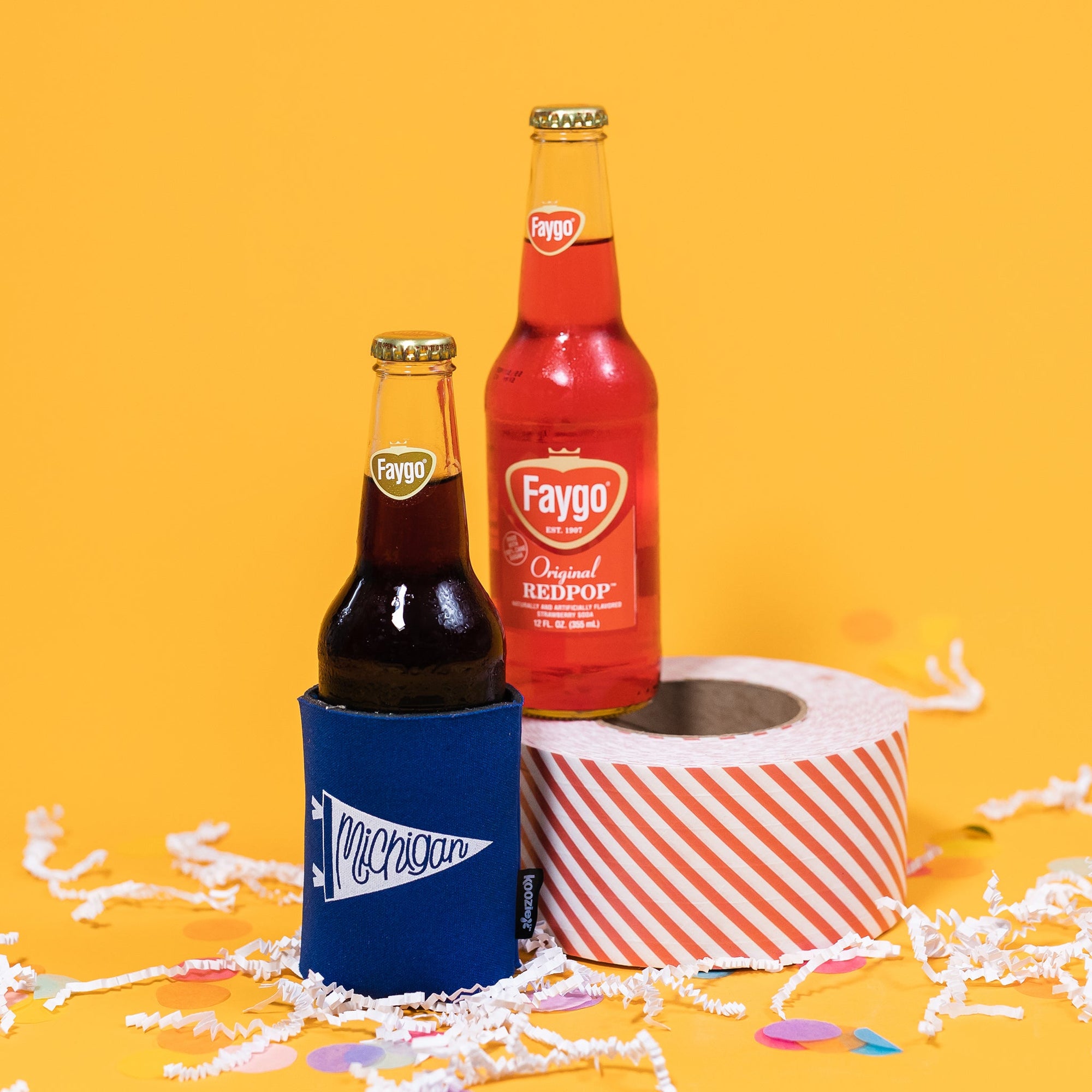 Drink Good Michigan Beer Can Cooler – Rock Paper Scissors