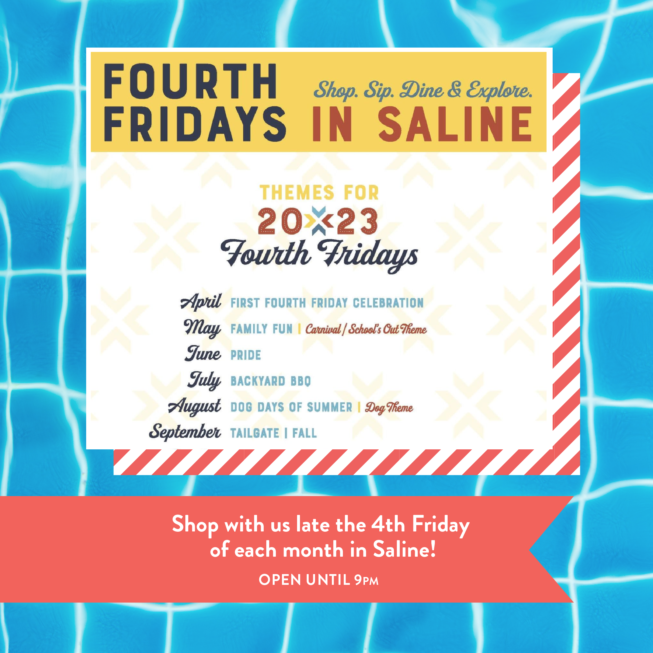 Fourth Fridays in Saline!