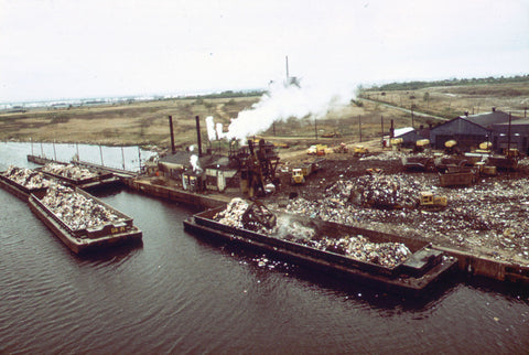 Fresh Kills Landfill in New York State and New Jersey area