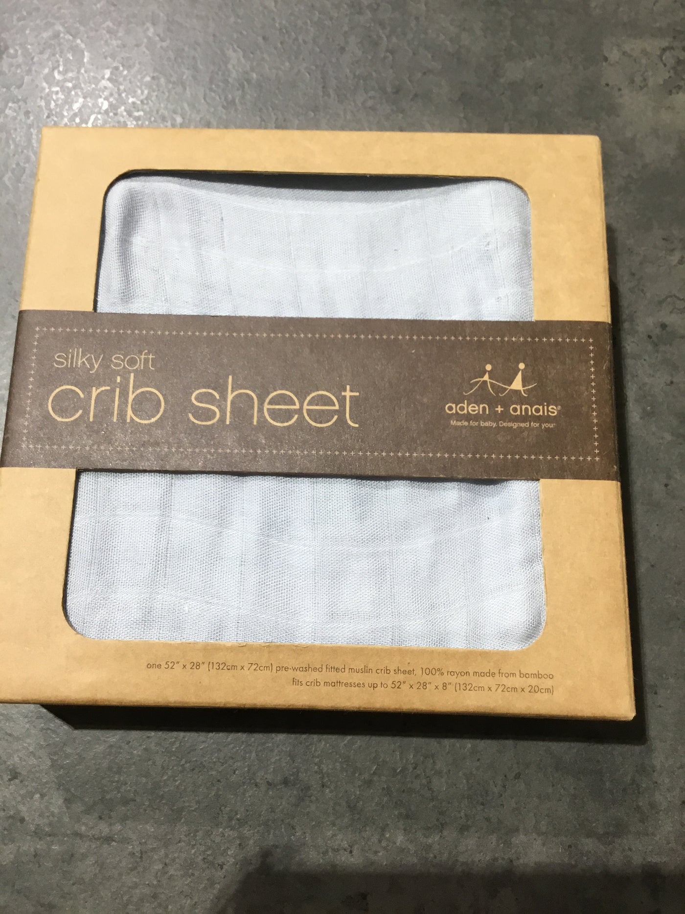 Moonlight Grey Silky Soft Crib Sheet Kids N Kribs