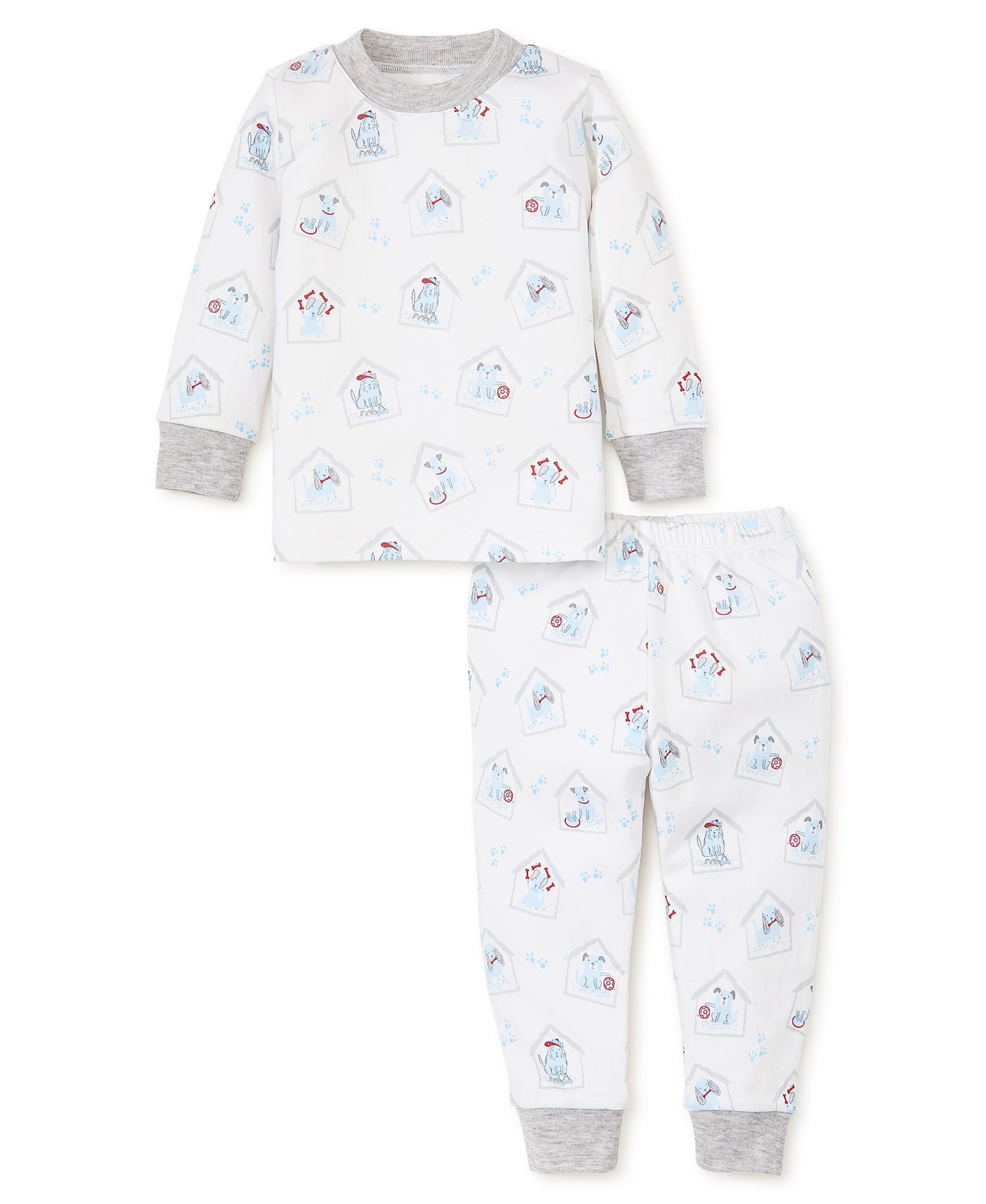 puppy print pajamas